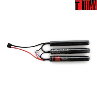 Titan Power Battery Lithium Ion 11.1V 6000mAh Can be used with Lipo Charger Stick Deans Nunchuck by Titan Airsoft